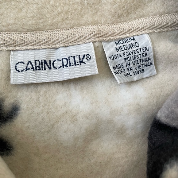 Cabin Creek Lodge Winter Mountain Moose Button Size M - Picture 5 of 5